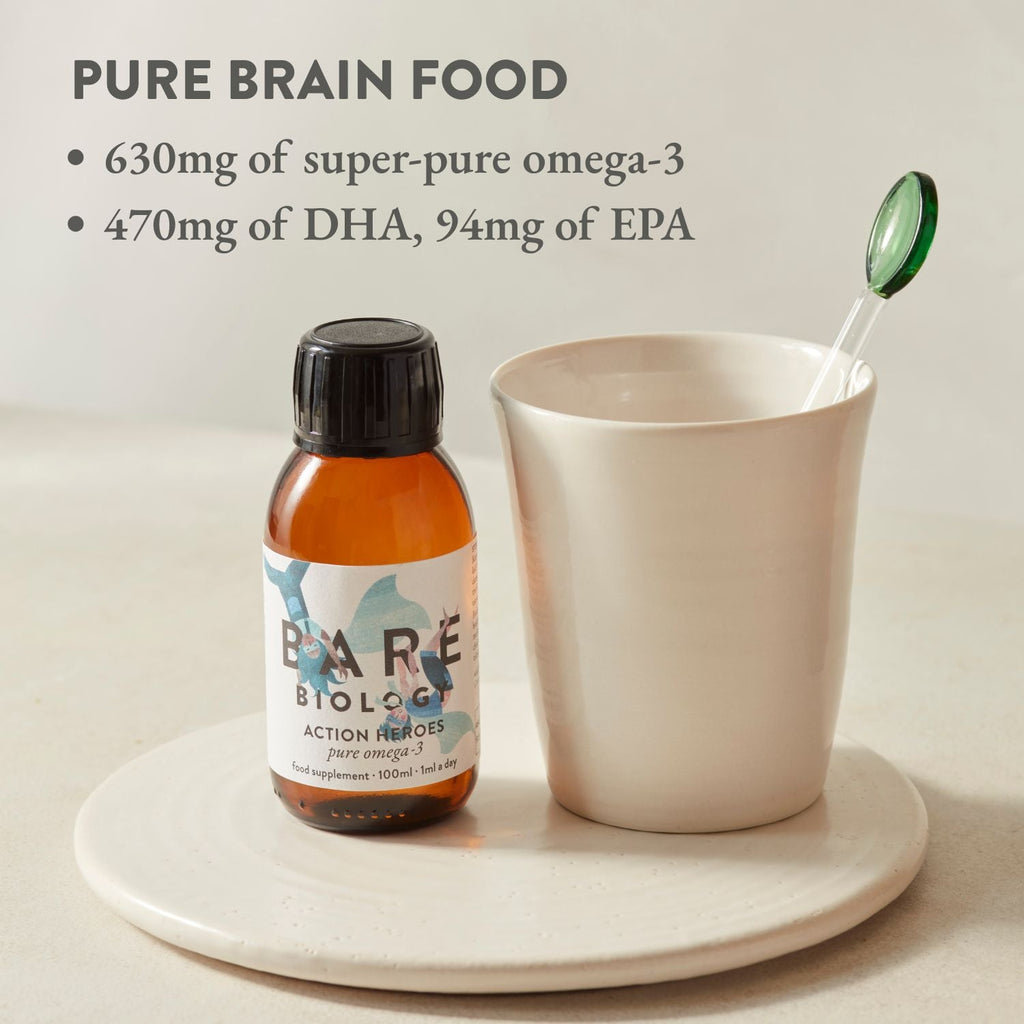 Action Heroes Pure Omega-3 Fish Oil for Kids (Liquid)