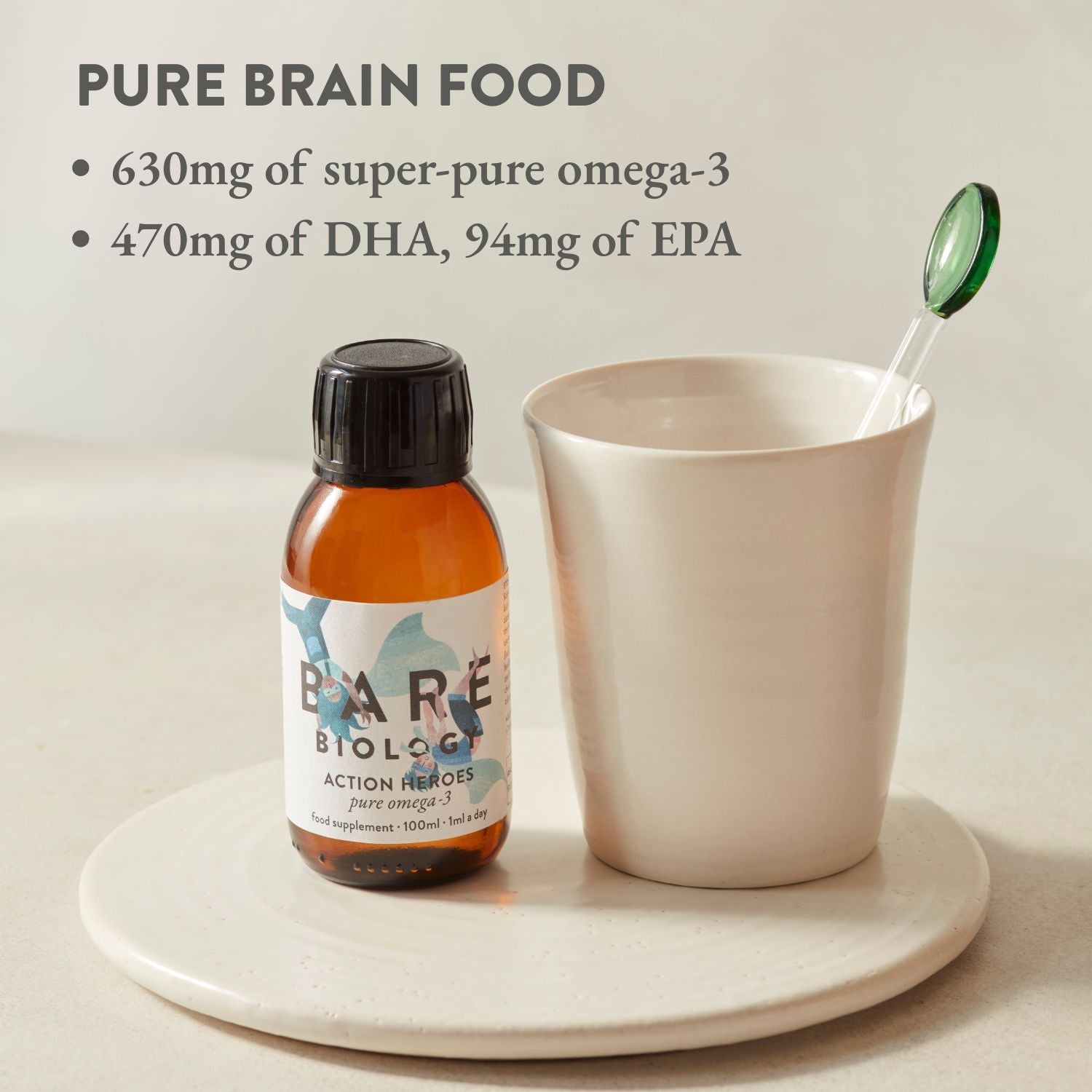 Action Heroes Pure Omega-3 Fish Oil for Kids (Liquid)