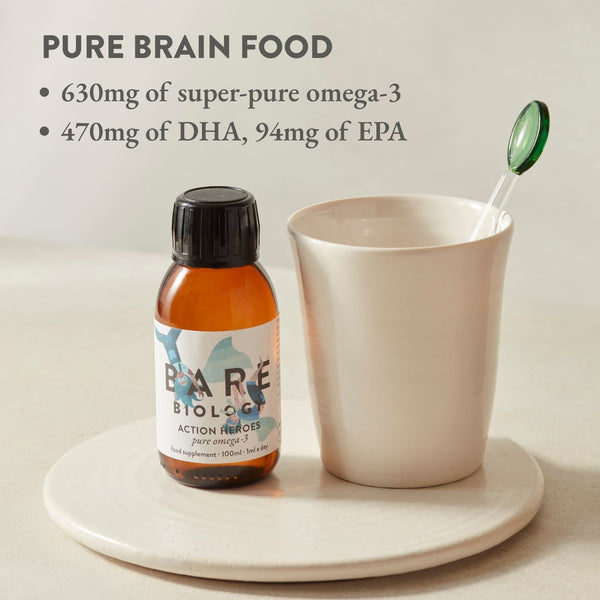 Action Heroes Pure Omega-3 Fish Oil for Kids (Liquid)
