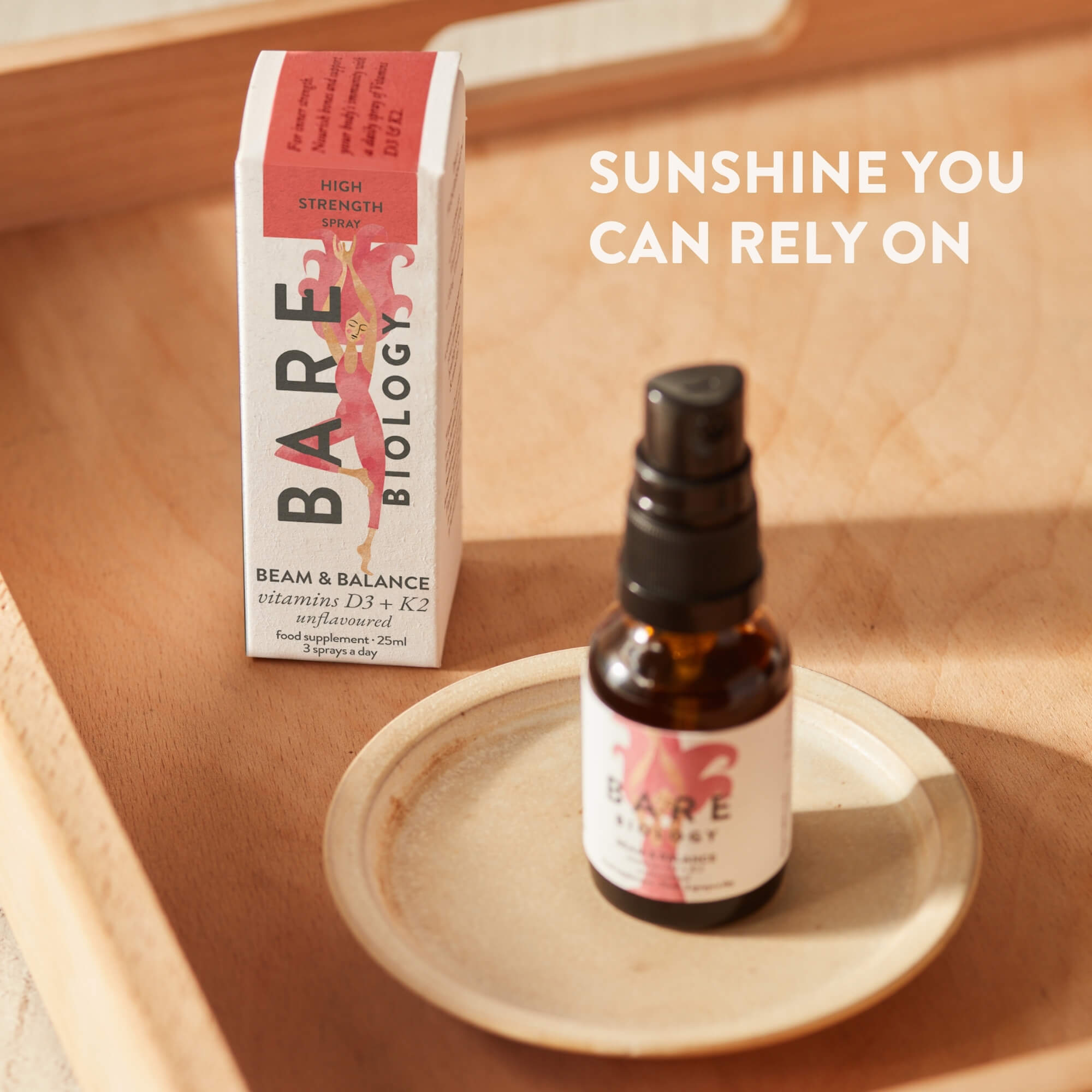 Beam & Balance Unflavoured Vitamin D3 + K2 Spray