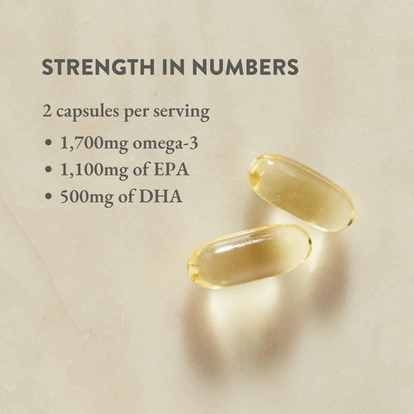 Life & Soul High Strength Omega-3 Fish Oil Daily Capsules