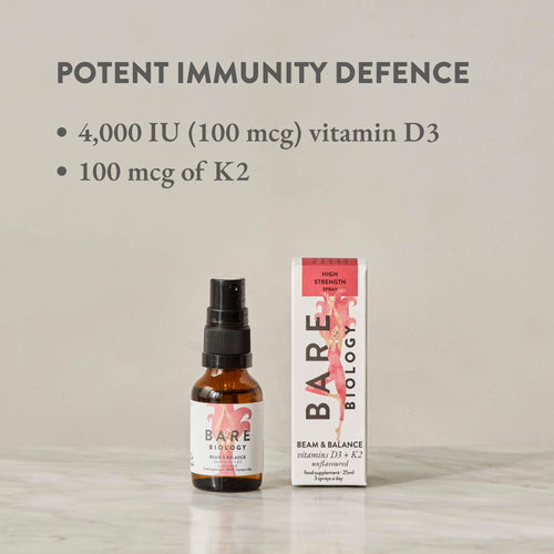 Beam & Balance Unflavoured Vitamin D3 + K2 Spray