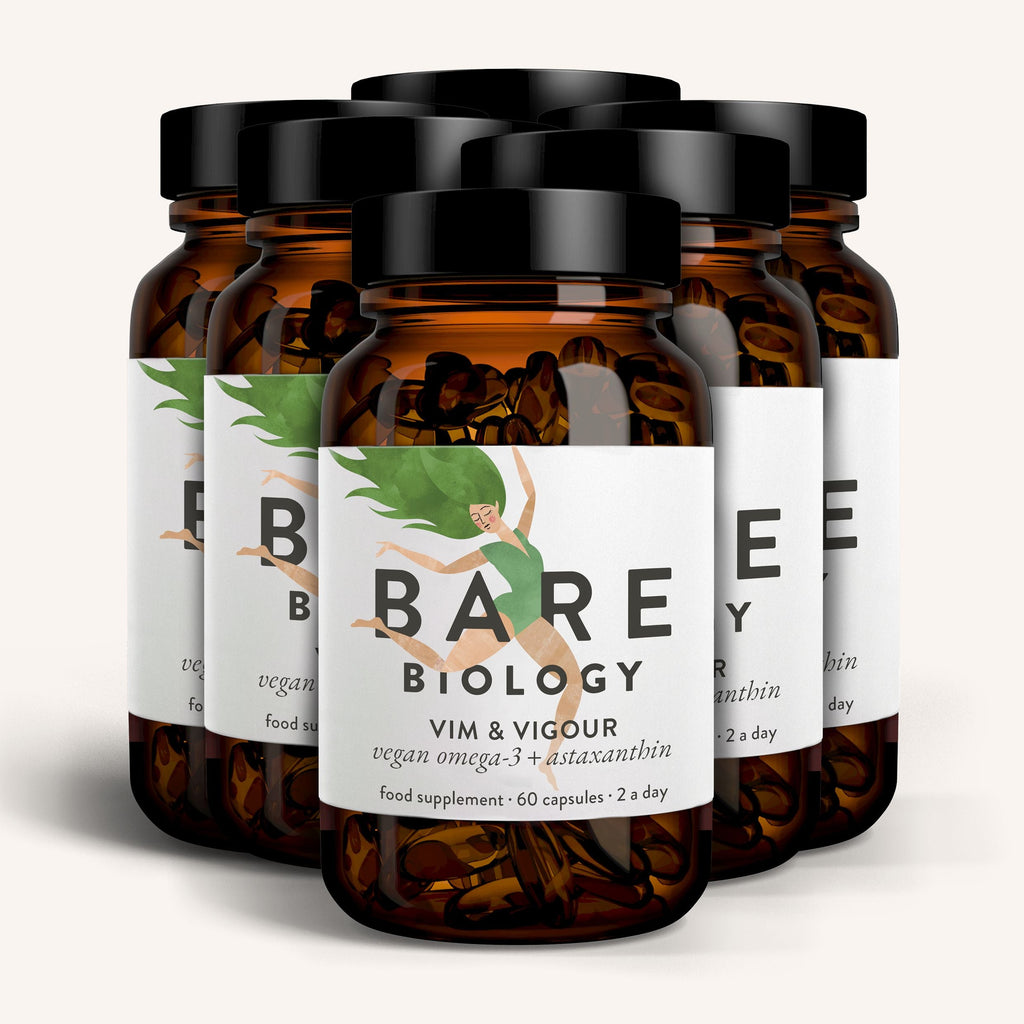Vim & Vigour Vegan Omega-3 & Astaxanthin Capsules