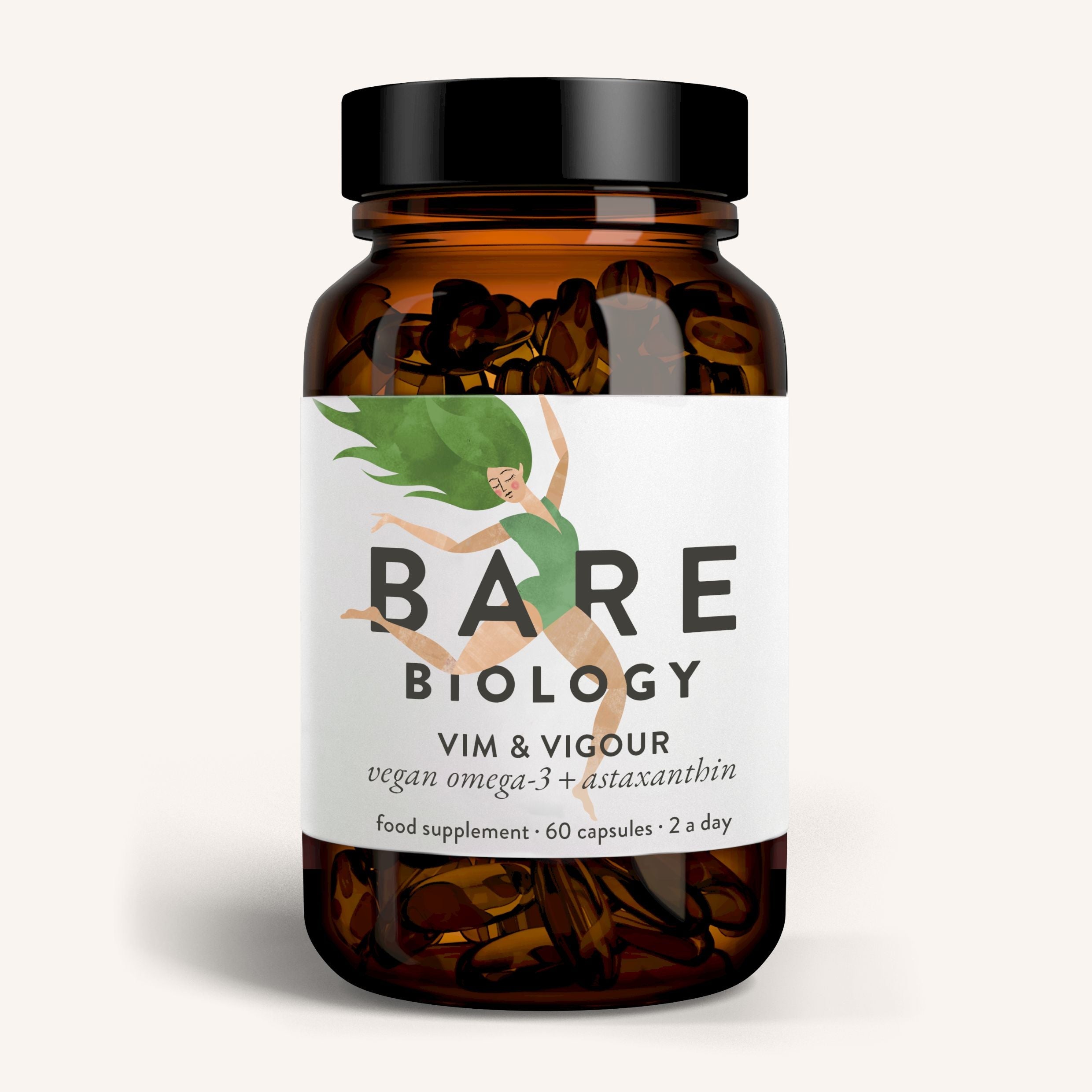 Vim & Vigour Vegan Omega-3 & Astaxanthin Capsules