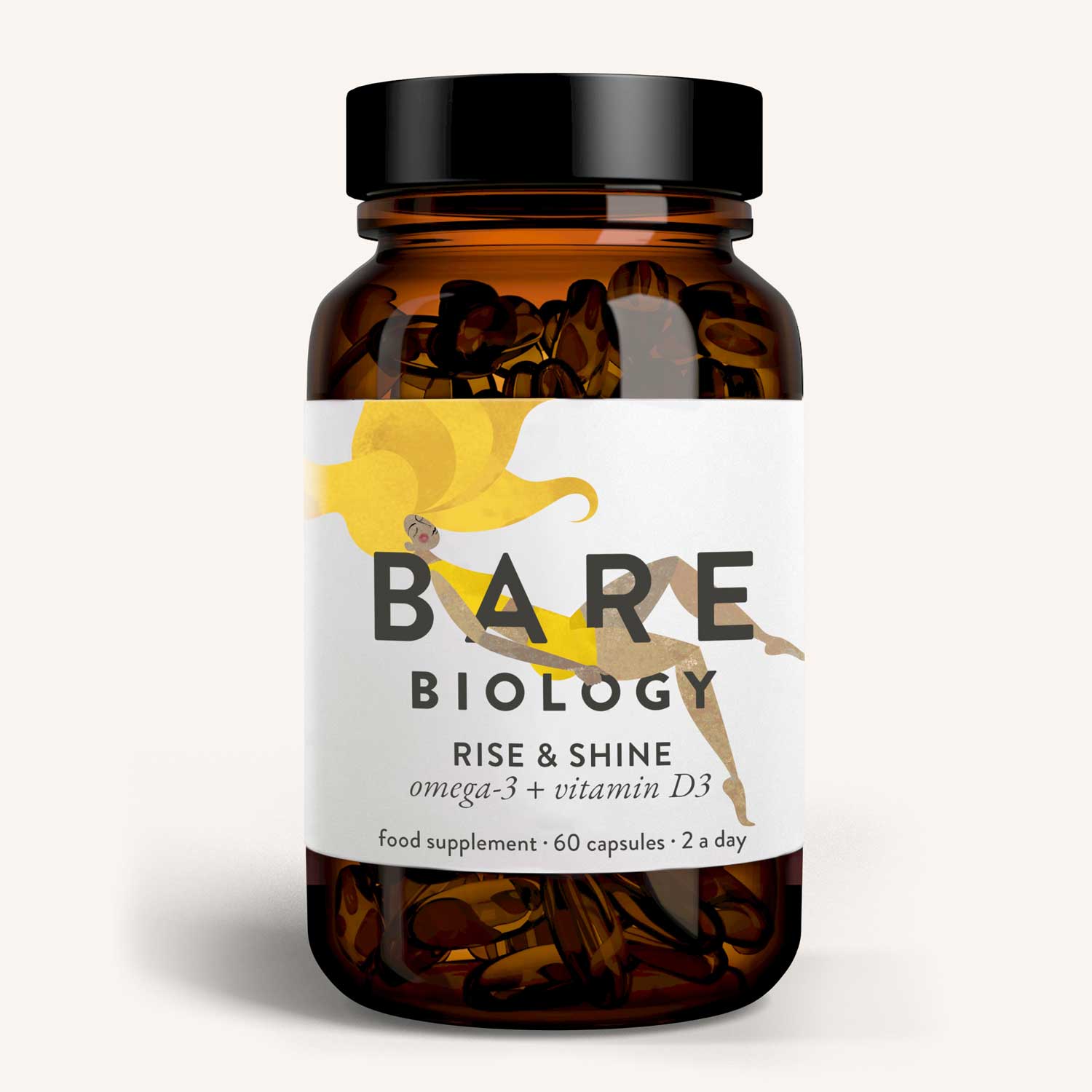Rise & Shine Omega-3 Plus Vitamin D3 Capsules
