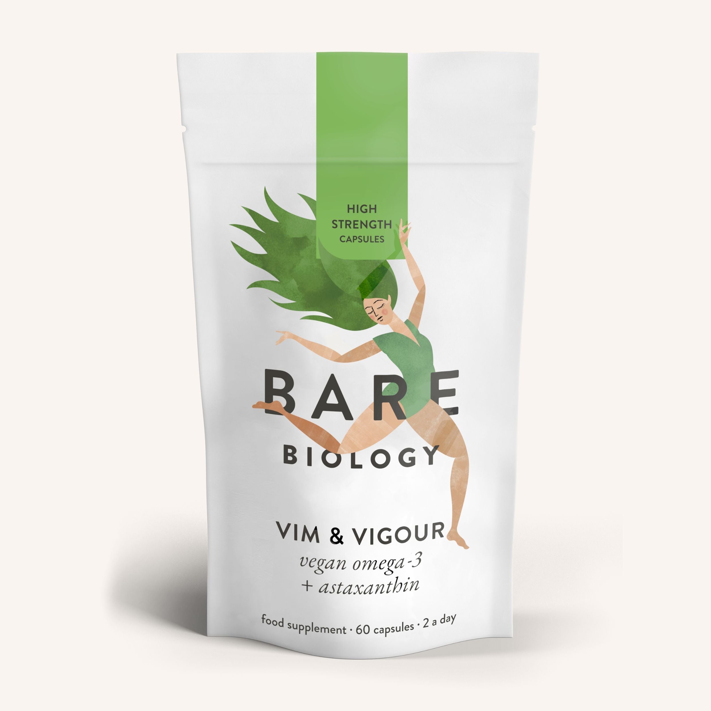 Vim & Vigour Vegan Omega-3 & Astaxanthin Capsules